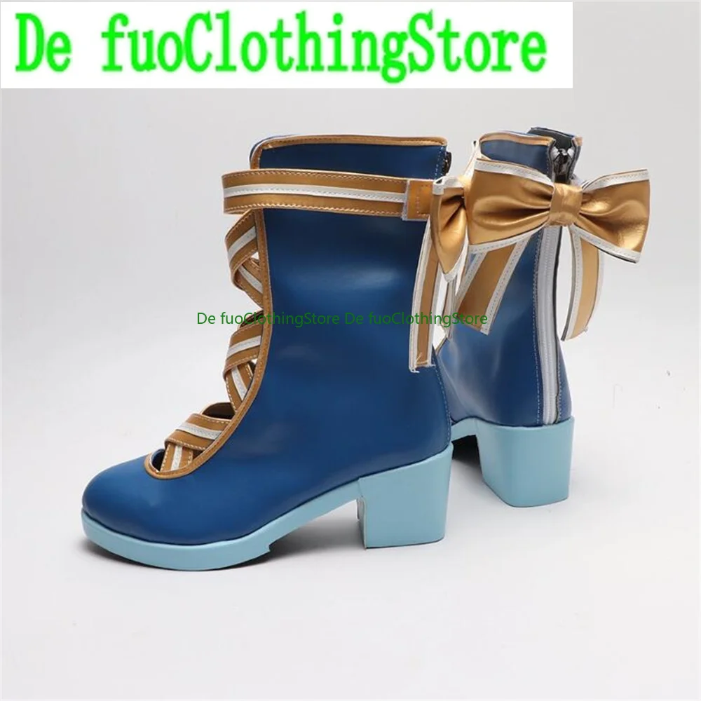 DefuoClothing StoreHimemiya Tori Ensemble Stars Cosplay Shoes  GameAnime Game Role-playing Halloween Party Props Shoes Boots