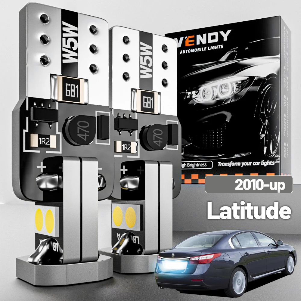 

2 шт. светодиодных фонарей подсветки номерного знака для Renault Latitude 2010 2011 2012 2013, аксессуары Canbus