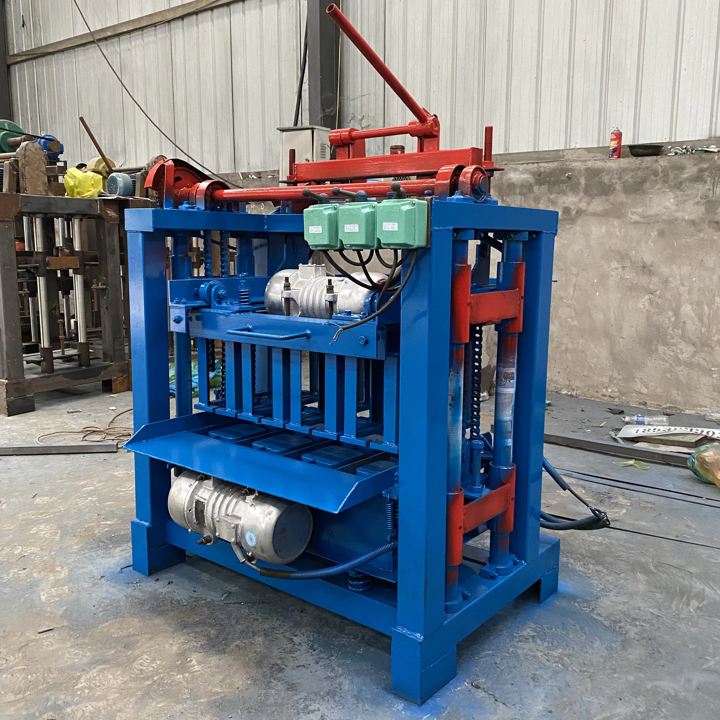 Automatic Hydraulic Cement Brick Making Machine ECO Friendly Hollow Block Press for Large-Scale Production