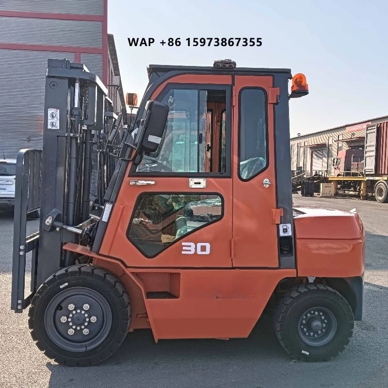 Hot Sale 1 2 2.5 3 Ton Forklift Japanese Engine CE ISO Certification Mini Forklift Export to 136+ Countries