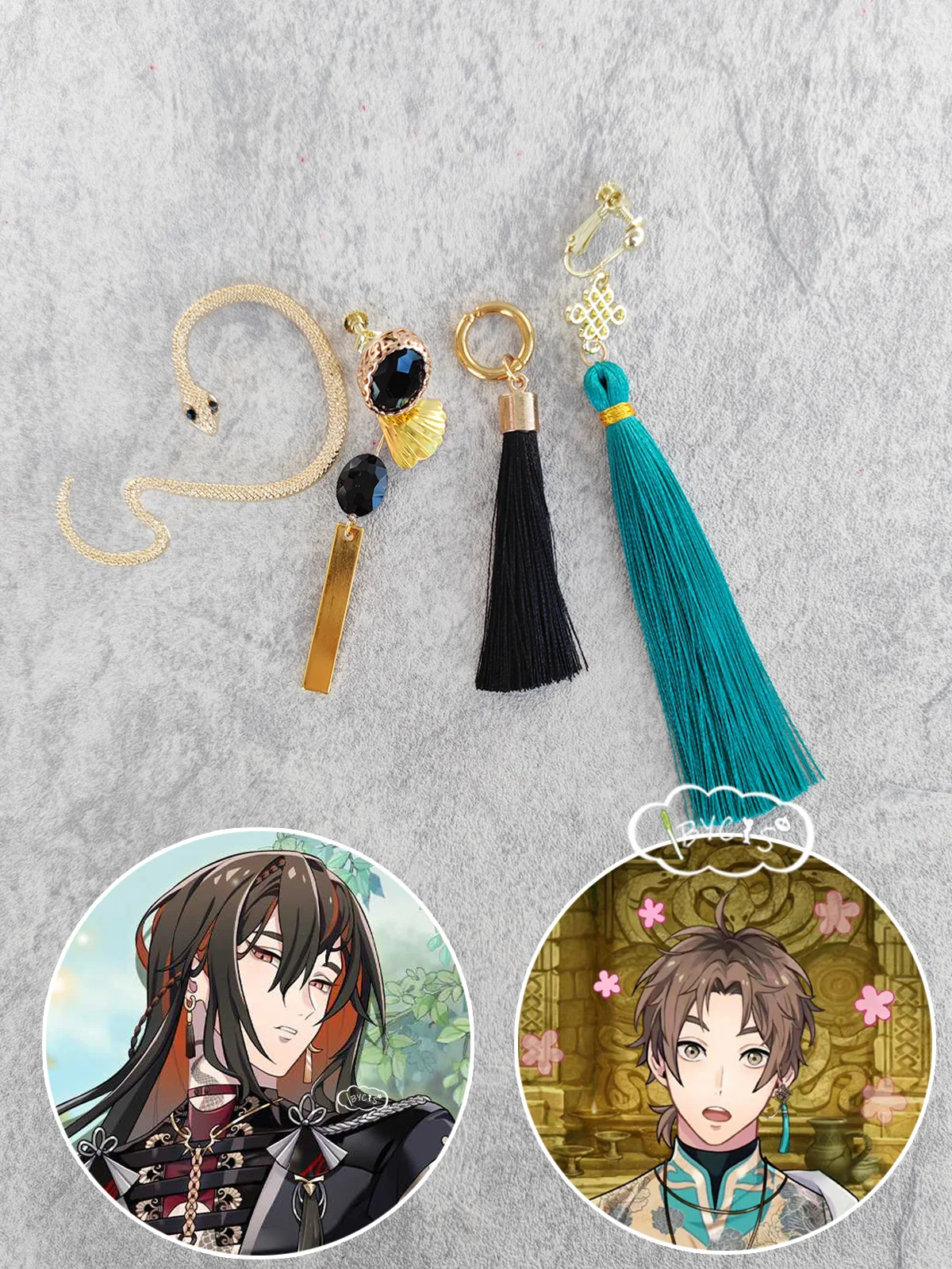

Eiden Yakumo Cosplay Hot Sale AnimeNew Fashionable Unique Ear Cuffs Ear Pin Prop Jewelry Accessories Trend Jewelry Gift