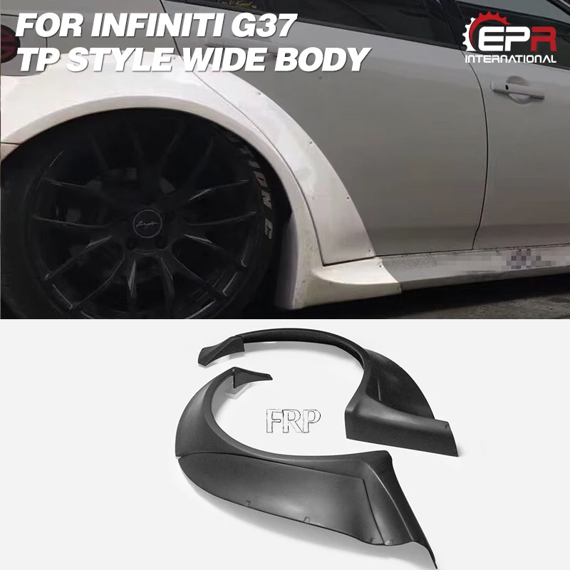 

[Local in USA]For Infiniti TP Style Rear Fender Extension 6pcs (+50mm) For G37 Wide Body Aero Kit Tuning Parts