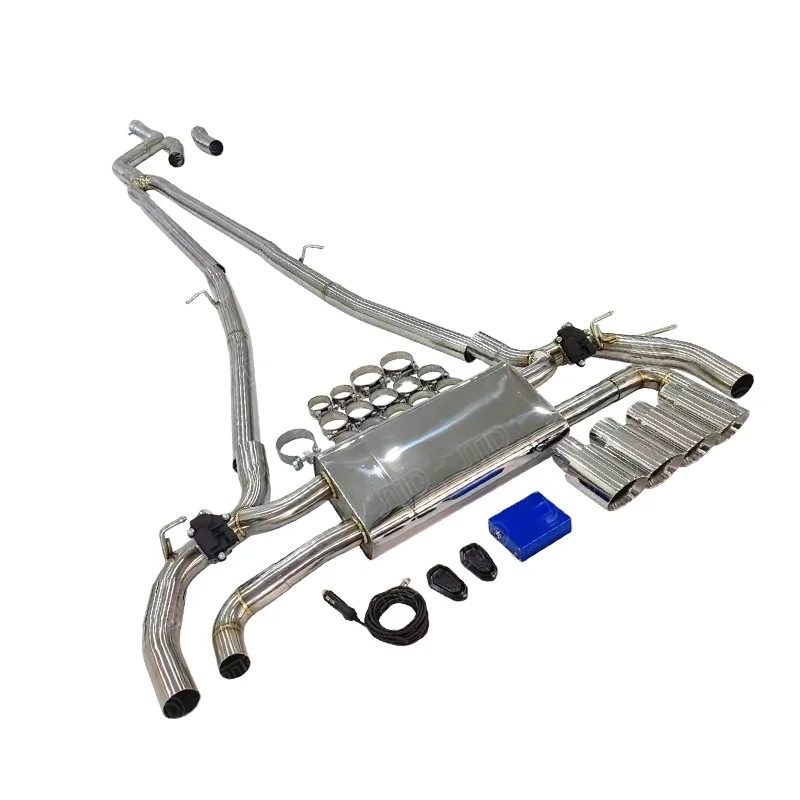 

JTLD Performance 304 Stainless Steel Exhaust Valved Catback For Bmw 5 Series G30 540I B58 Exhaust System