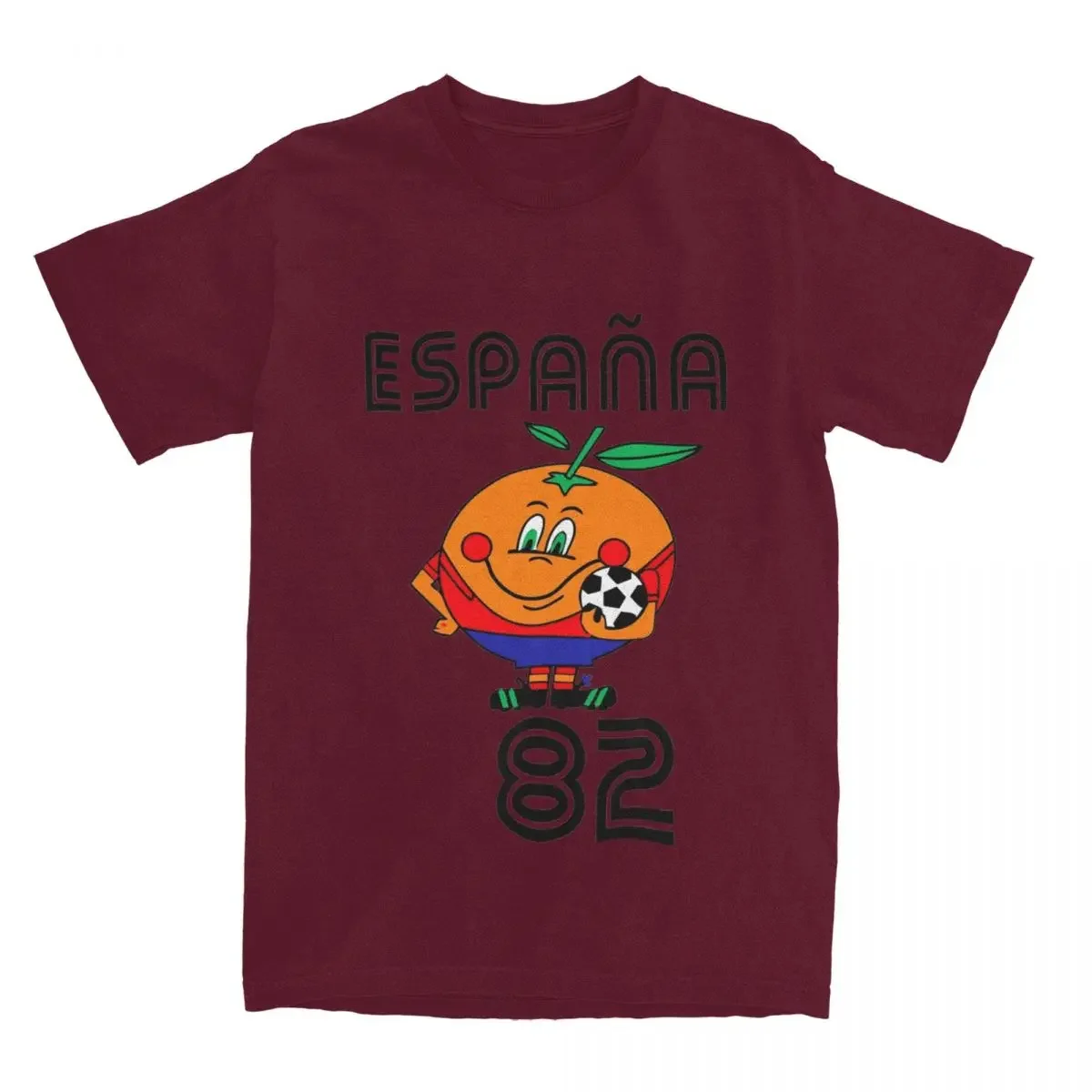 Men Women Espana 82 Spain Vintage Mascot 1982 T Shirt Clothes Vintage Tees Printed Accessories soccer football Cotton T-shirt .