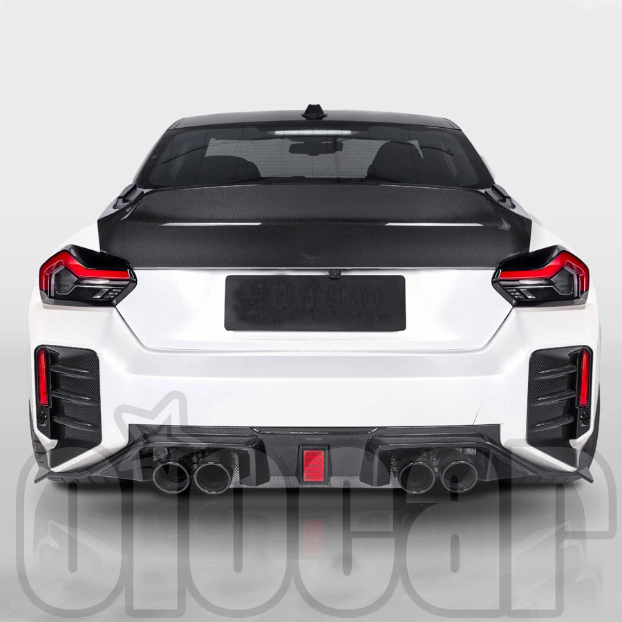 

Задний диффузор OiOMOTORS SQ-C Style Dry Carbon LED и боковой разветвитель для BMW G87 M2