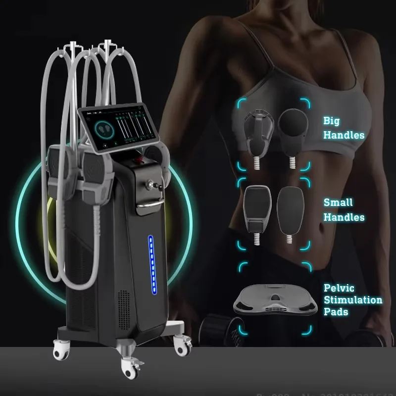 6000W 200hz Fat Burning RFing Muscle BUILD Body Slimming Sculpting Machine
