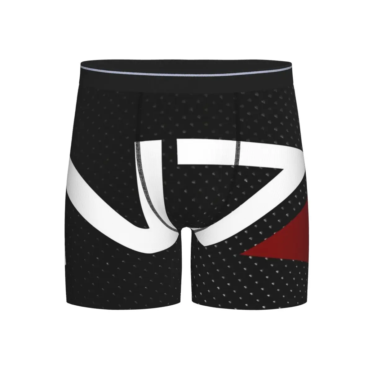 

Long Boxer Underpants Shorts Mass Effect N7 Panties Men's Breathable Underwear for Homme Man Boyfriend Gift