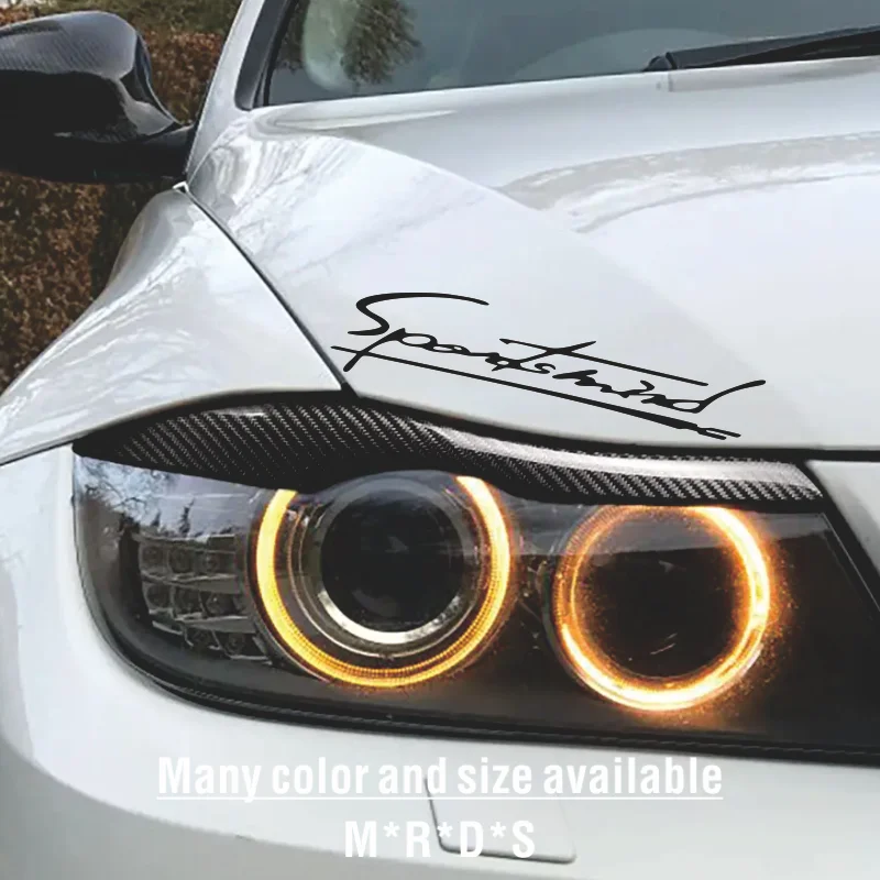 

Стайлинг автомобиля, спортивная наклейка, высокоскоростные цвета, дополнительная водонепроницаемая передняя фара, спортивная буква, автомобильная наклейка, автомобильная наклейка для внедорожника
