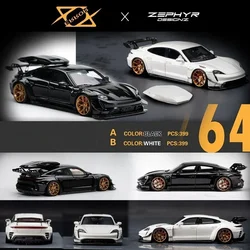 404Error x ZEPHYR 1:64 Tayca n Pearl white Black limited399 Model Car