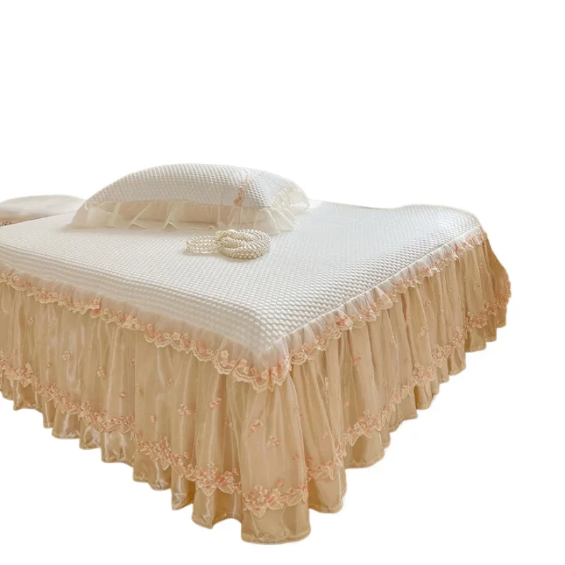 

Ice silk mat three-piece set