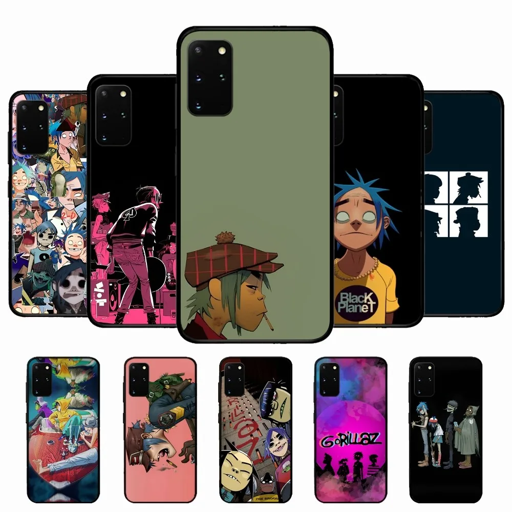 Retro Music Gorillaz   Phone Case For Samsung S 9 10 20 21 22 23 30 23 24 plus lite Ultra FE S10lite Fundas