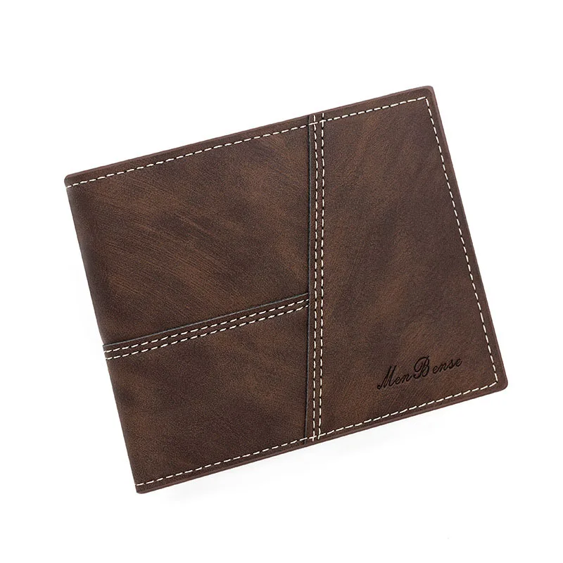 Men's PU Leather Wallet Vintage Men Coin Purse Anti-theft Credit Card Holder Money Bag Business wallet for men carteras