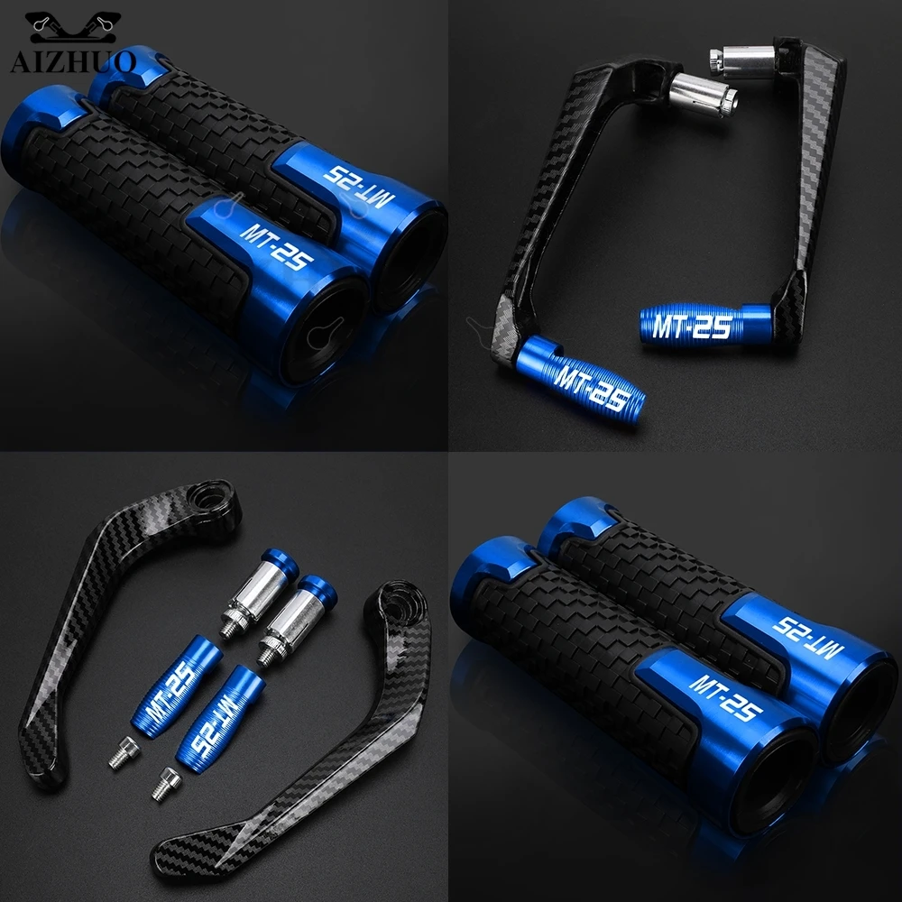 

For YAMAHA Mt25 MT25 MT 25 2014-2025 2024 2023 2022 78''22MM Motorcycle Brake Clutch Levers Guard Protector Hand Handlebar Grips