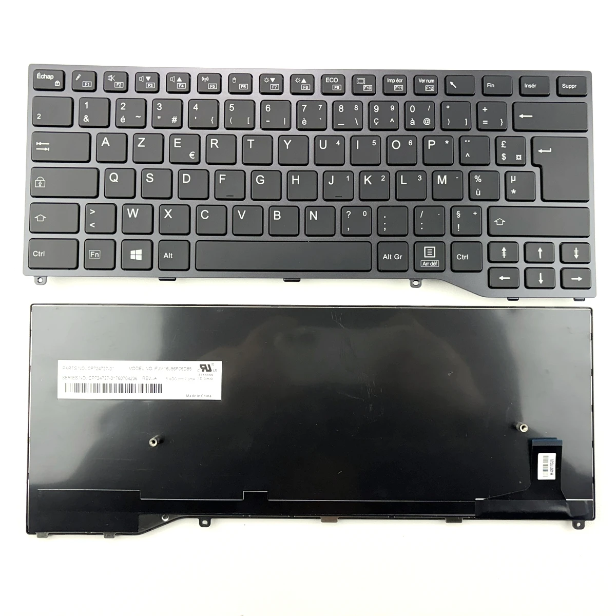 US Backlit/US-int/French Azerty Laptop Keyboard For Fujitsu LifeBook E448 U747 U748 U749 E548 E449 Series