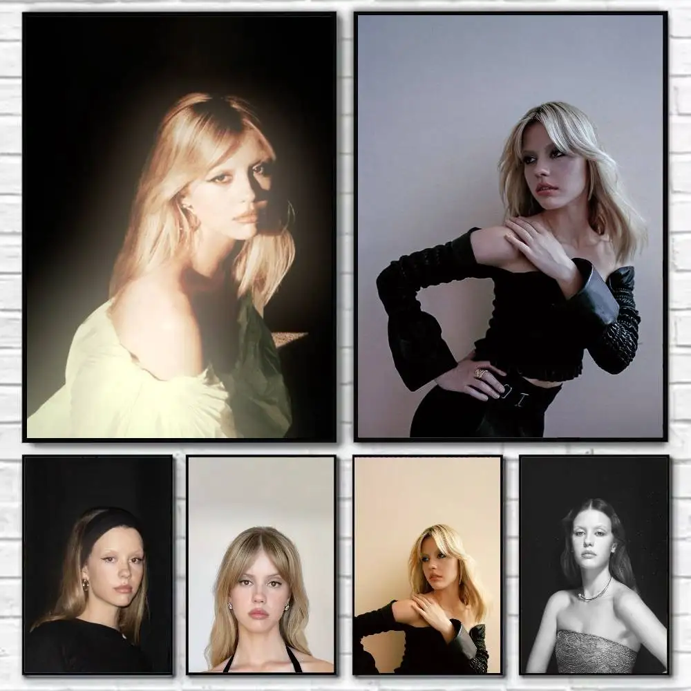 

Gothic Dark Glam M-Mia G-Goth Poster Self-adhesive Art Waterproof Paper Sticker Coffee House Bar Room Wall Decor