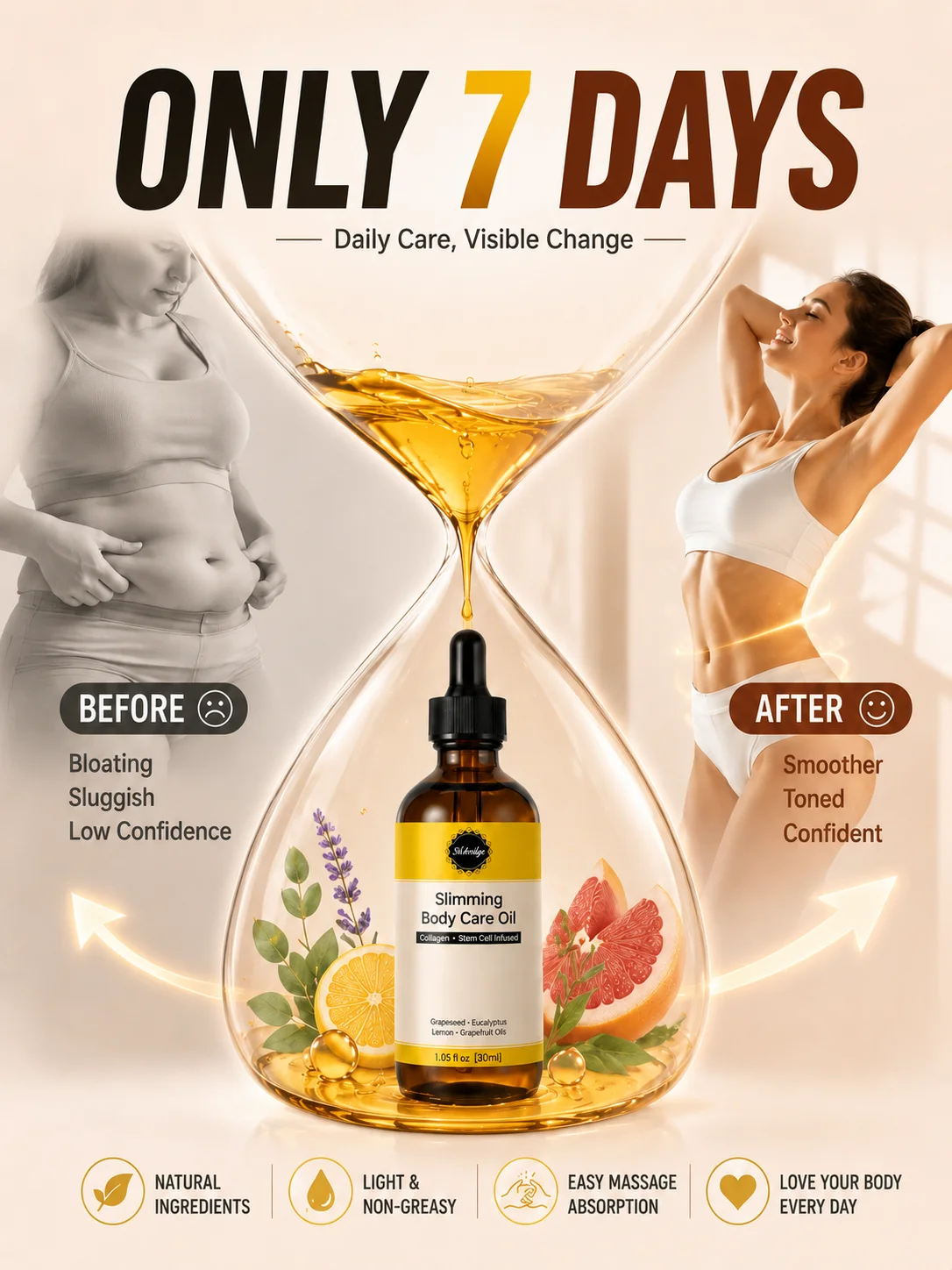 Slimming Oil Weight Loss Body Shaping Firming Anti Cellulite Tightening Skin Body Massage Care