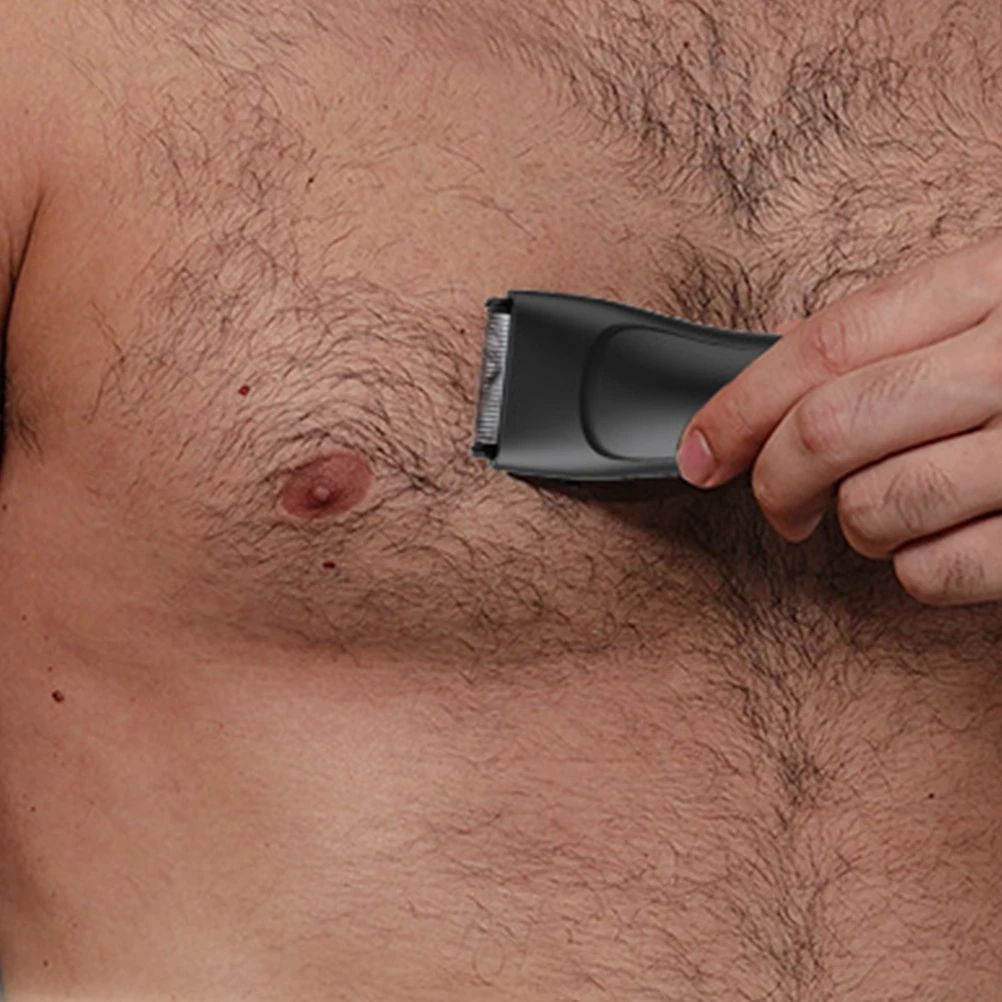 شاشة ديجيتال مقص الشعر الرجال ماكينة حلاقة مزيل ماكينة إزالة حلاقة للوجه السيراميك شفرة Trimer رجل رجل الظهر