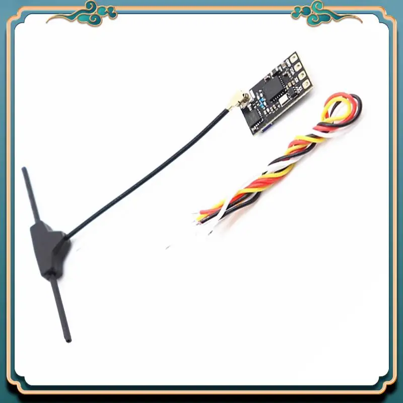 

(New)-Mini Nano Receiver Receiver For ELRS 2.4G 915M High Refresh Rate Long Range Performance With Antenna For FPV Racing Drone
