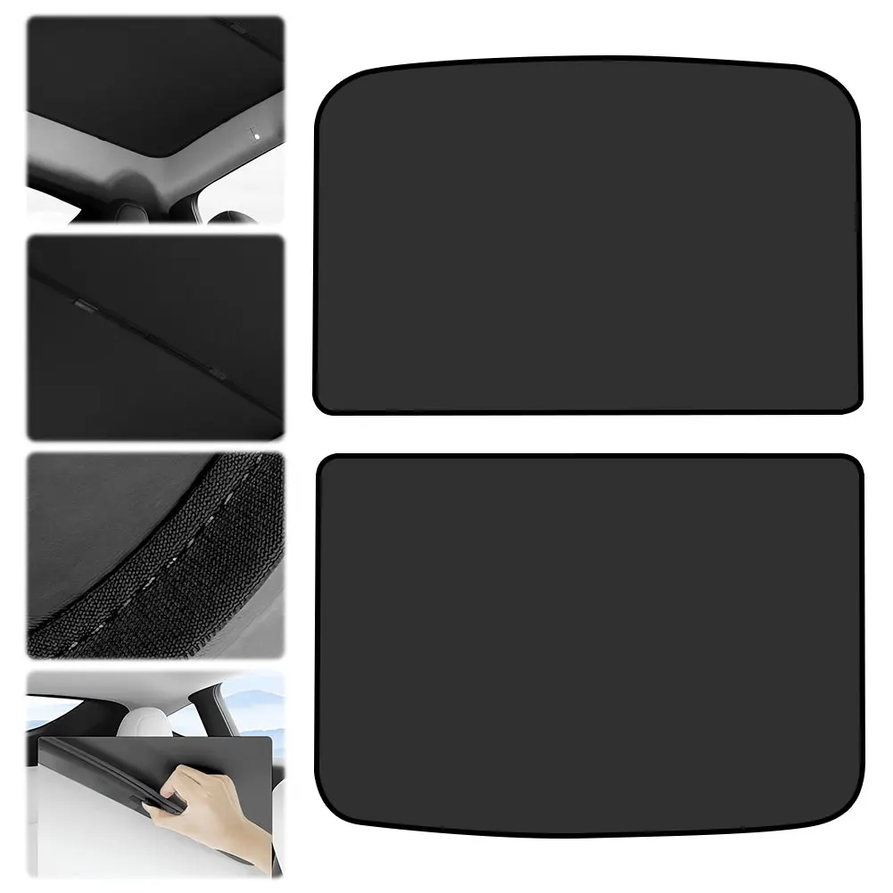 

Для Tesla Model 3 Juniper 2024, автомобильная ткань для льда, пряжка, солнцезащитный козырек на крышу, солнцезащитный козырек, передний и задний люк, просвет, аксессуары для интерьера