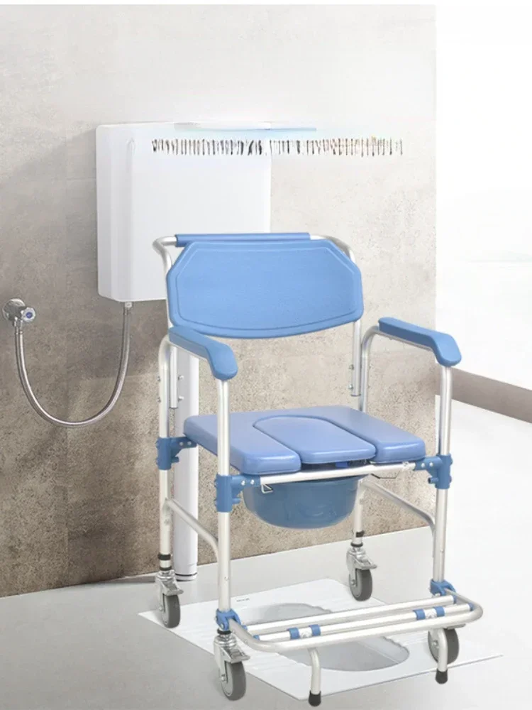 Multifunctional Shower Chair - Comfortable Bath Seat for Pregnant Women and Disabled, Sturdy and Safe Bathroom Aid images - 6