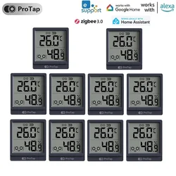 Wholesale Zigbee Temperature Humidity Sensor Smart Home Remote Real-time Monitor Via Ewelink Alexa Google Home Assistant APP