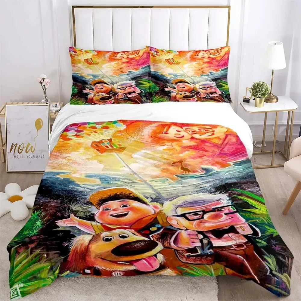 

Disney Up Duvet Cover, Pillow Case, Home Aesthetic Printed Duvet Cover, Adult Bedroom, Children's Bedding Set 2/3pcs