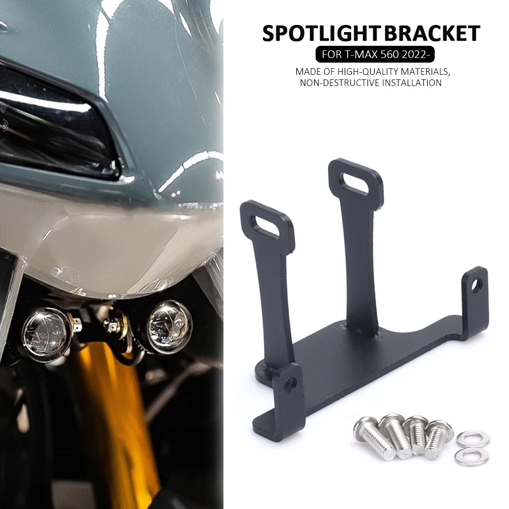 New LED Fog Lights Auxiliary Brackets FOR YAMAHA TMAX560 TMAX T-MAX 560 2022 2023 Motorcycle Driving Lamp Spotlights Accessories