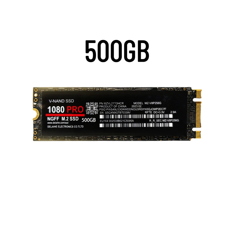 100% Original 1080PRO PCIe 4.0 NVMe M.2 2280 SSD Hochgeschwindigkeits-Datenübertragung, 1TB 2TB 4TB für Gaming & Produktivität