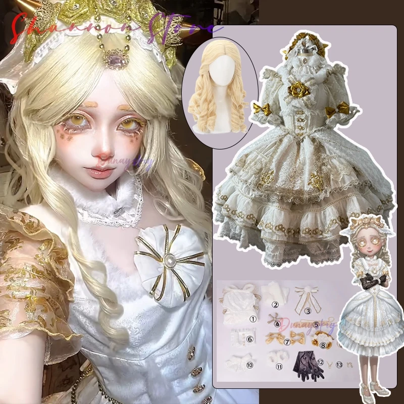 

Костюм для косплея Game Identity V для маленьких девочек, костюмы с памятью для девочек, великолепное платье Лолиты, реквизит, аксессуар, женские платья принцессы