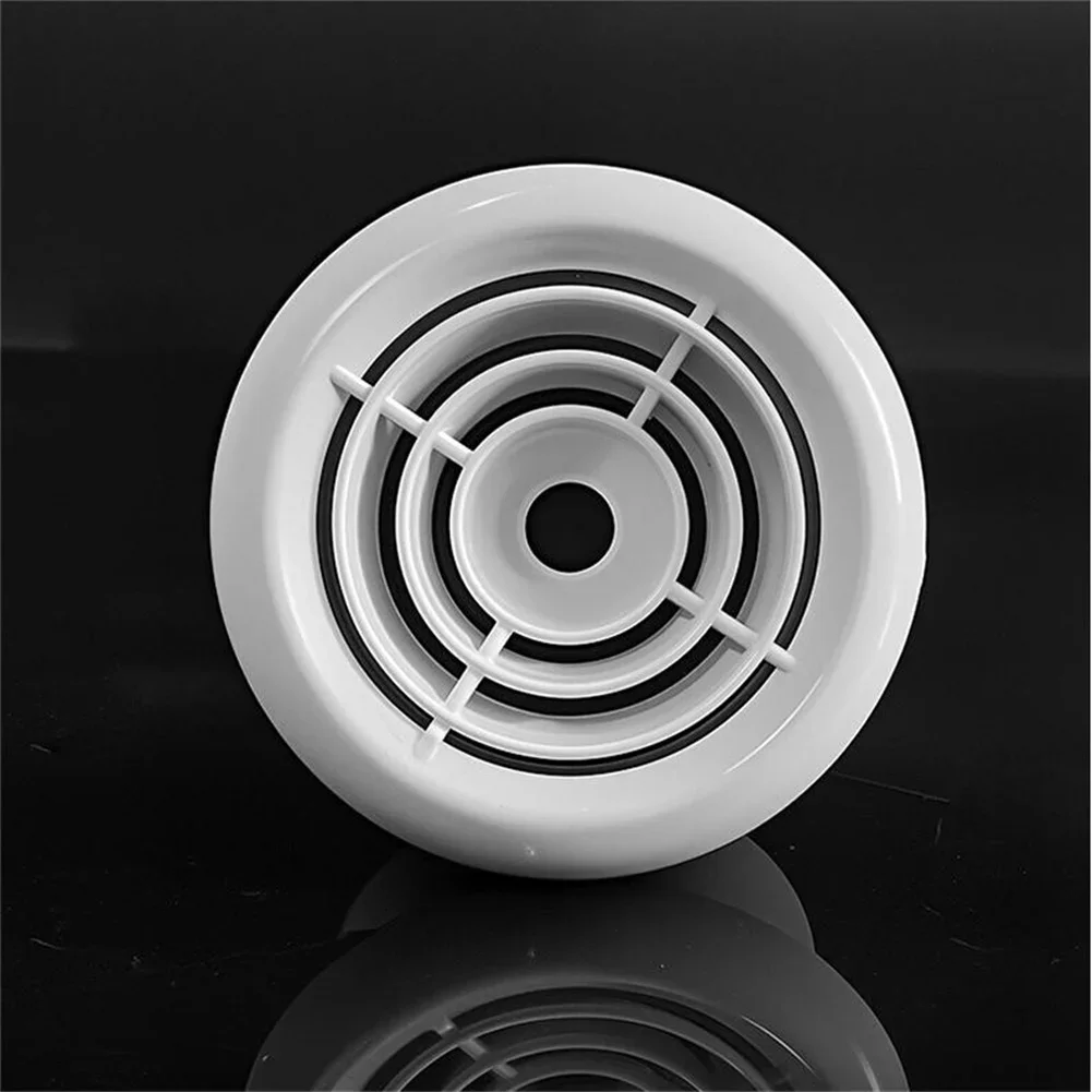 ABS Indoor Air Vent with Adjustable Louver for Airflow Direction Control Compatible with Standard 50MM Duct Sizes