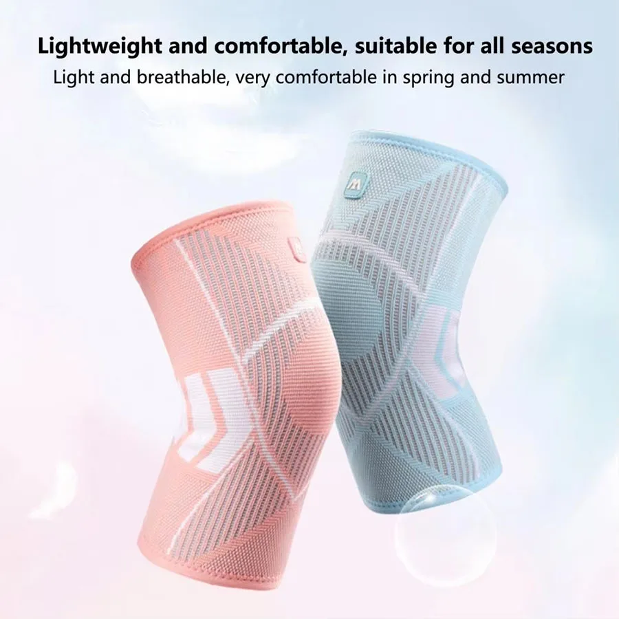 2Pcs Knee Supports Brace for Women Knee Compression Knee ​Pads Arthritis Joint Pain Relief Blue Pink Sports Running Protector