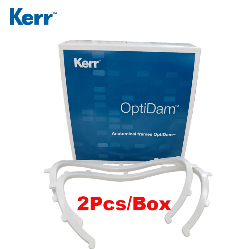 

2 шт./упак. Анатомические рамки Kerr OptiDam Rubber Dam Face Bow NO.5202, держатель для позиционирования резиновой дамы из стоматологического латекса