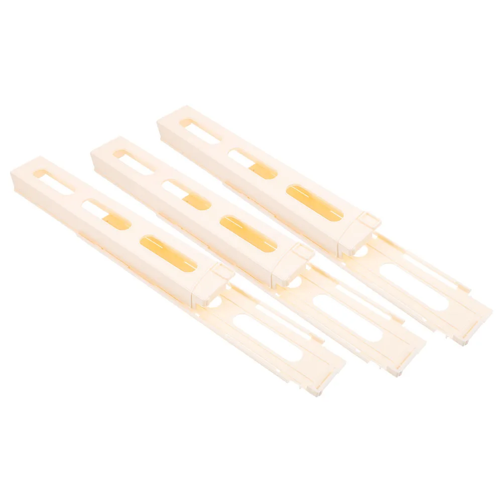 3 Pcs Domino Game Toy Clips for Train Card Box Block Pull Diy Plastic Toys Building Accessories Toddler Slot