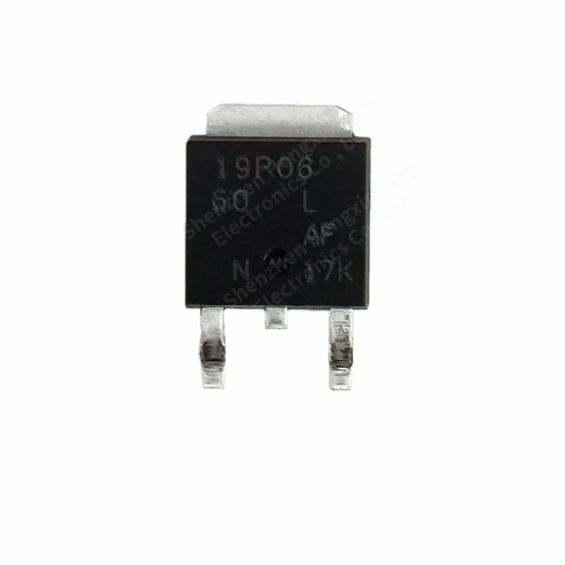 10PCS SUD19P06-60L-E3P channel FET MOS 60V 19A 46W TO-252 patch