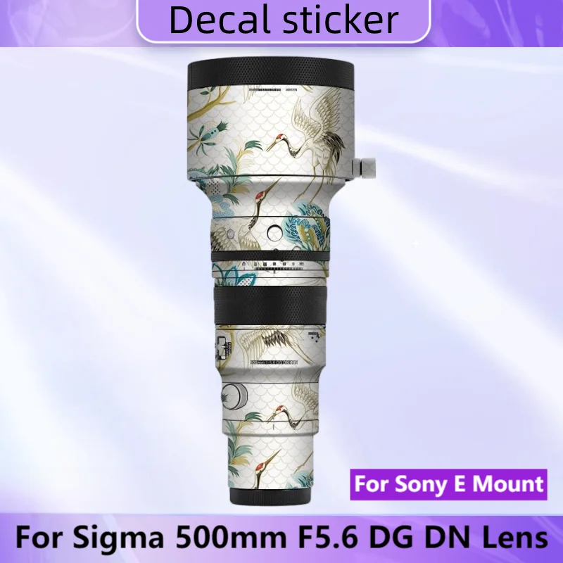 

Для Sigma 500 мм F5.6 DG DN OS Sports Для Sony E Mount Lens Decal Skin Виниловая пленка Защитная пленка Пальто 500 5.6 F/5.6 500F5.6
