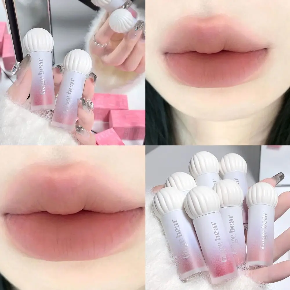 Matte Kawaii Lipgloss Langdurige Zijdeachtige Paddestoel Hoofd Lippenstift Tint Niet Vervagende Make-Up Cosmetische Lippenstift Valentijnsdag Geschenken