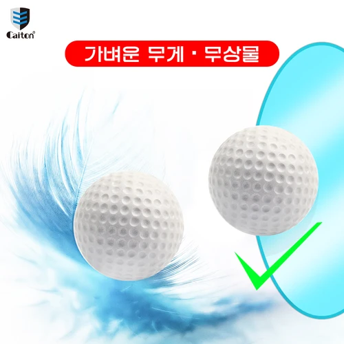 Caiton 고품질 폼 골프 공, 6 가지 혼합 색상, 실내 골프 연습 공, PU 소프트 공, 안전하고 실용적인 