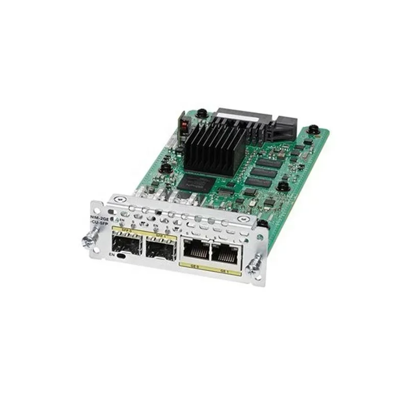 

New 2-Port Gigabit Ethernet WAN Network Interface Module NIM-2GE-CU-SFP