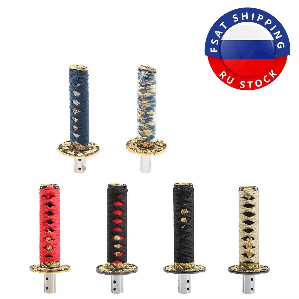 

Universal JDM Samurai Sword Shift Knob 150mm Katana Samurai Knife Gear Shift Knob with Adapters SK-1019-15