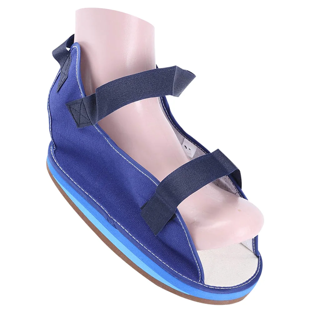 أحذية واقية للقدم مقاس M، أحذية مشي جراحية عالمية باللون الأزرق، سطح أملس، دعم شفاء مفصل الكاحل المستقر للقدم #4