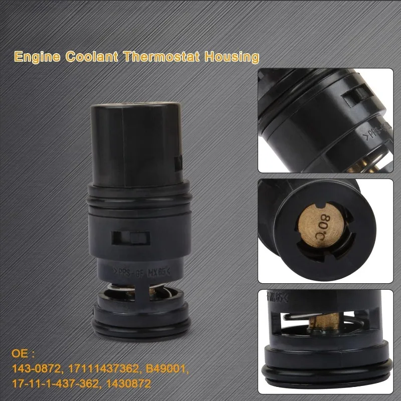 

Engine Coolant Thermostat Housing Assembly 17111437362 For BWM 320i E46 E85 E86 323Ci 323i 325Ci 325i 325xi 328Ci 328i 330Ci