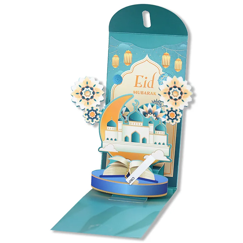 3d ramadan envelopes vermelhos ramadan bênção decoração 2025 verde sorte dinheiro envelopes festival festa presentes eid mubarak suprimentos