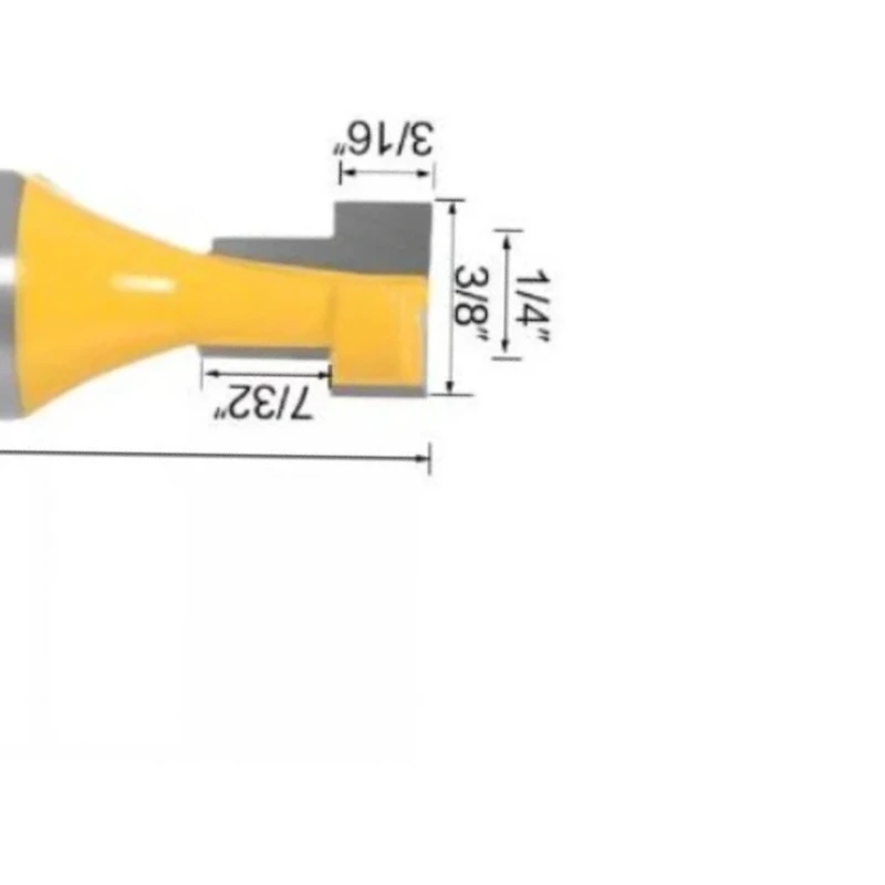 

1/2 Handle 12 Handle Lock Cutter Suitable for Woodworking Milling Picture Frame Hook Cutter Slotting