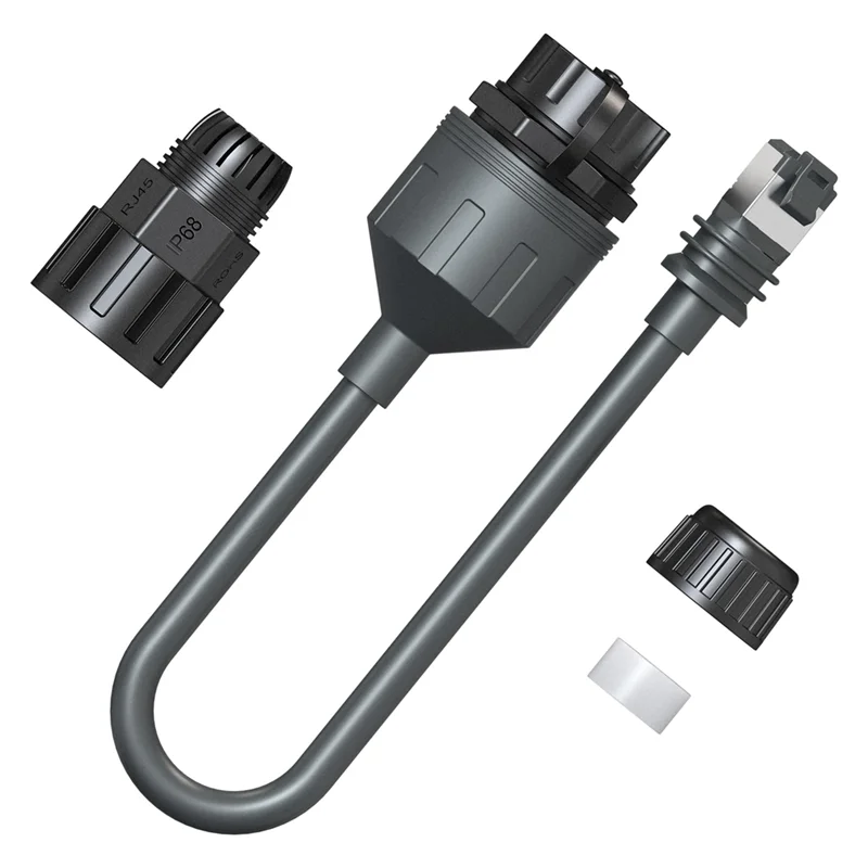 For Starlink Gen 3 / Starlink Mini Ethernet Adapter RJ45, Easy Installation Waterproof Starlink Cable RJ45 Sockets,Requisite