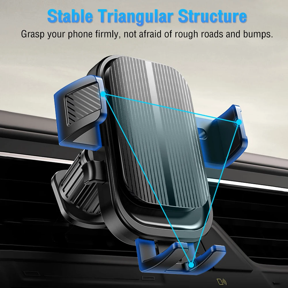 Universal Car Phone Support Cell Phone Holder Flexible Auto Air Vent Mount for IPhone 14 13 12 11 Pro Max Xr Xiaomi Samsung