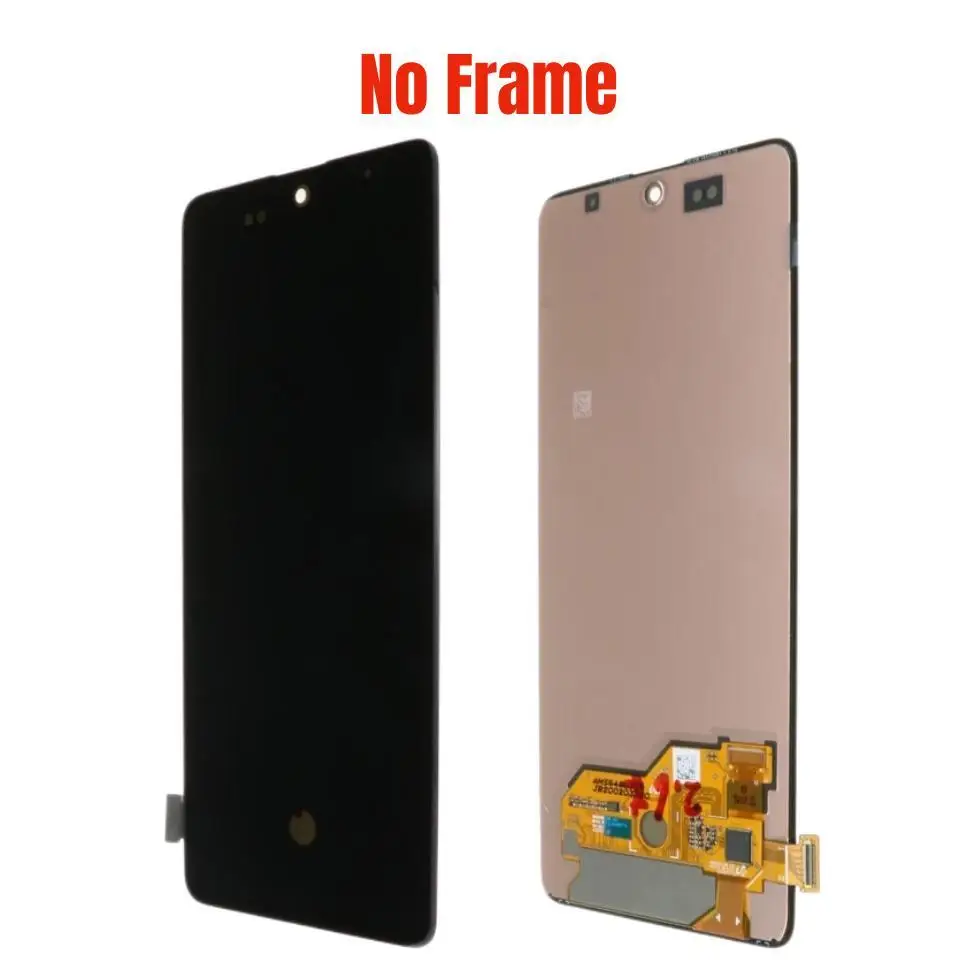 Super AMOLED A51 Display With Fingerprint, for Samsung Galaxy A51 A515 A515F Lcd Display Touch Screen Digitizer Replacement