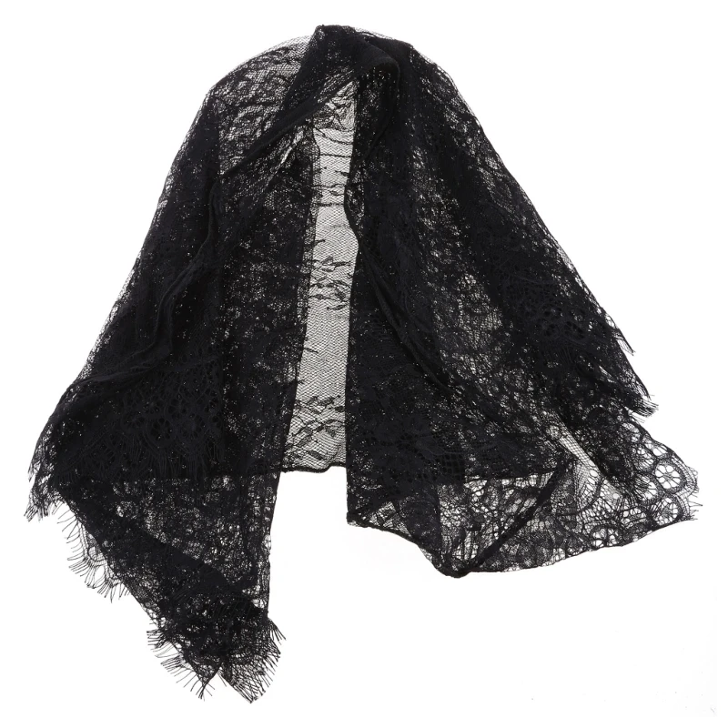 Velos Mantilla, pañuelo católico para cabeza, velo capilla, Mantilla encaje para Iglesia católica, pañuelo para