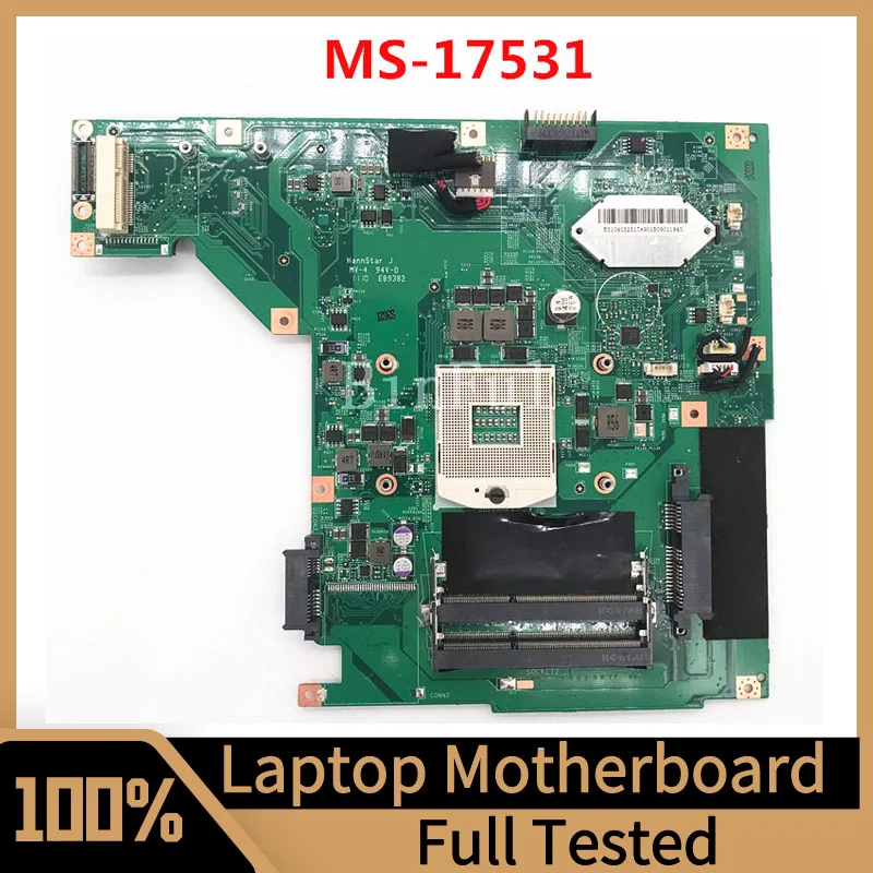 

MS-17531 VER.1.0 Mainboard For MSI Laptop Motherboard 100% Full Tested Working Well