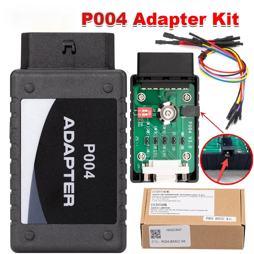 OBDSTAR P004 Комплект сброса подушки безопасности P004 V3.0 + перемычка P004 Рабочая с OBDSTAR X300 DP PLUS/P50 для сброса подушки безопасности SRS