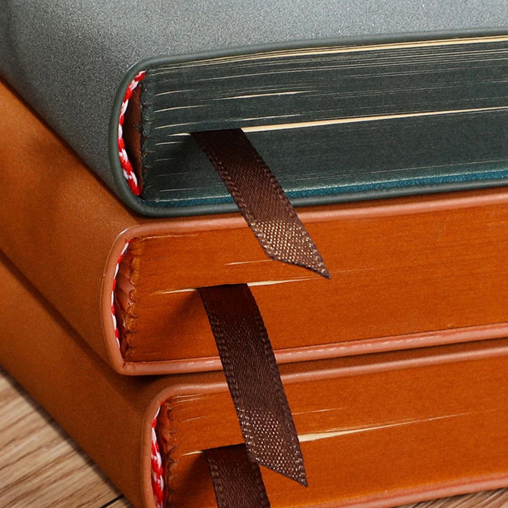 (El logotipo se puede grabar) Cuaderno de cuero suave y grueso A4, bloc de notas de oficina, actas de reuniones de negocios, cuaderno de materias
